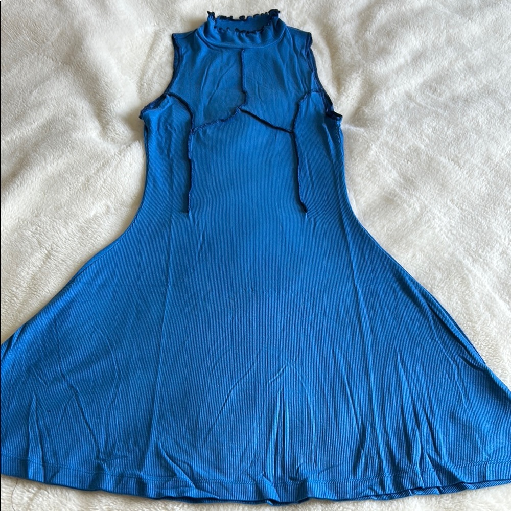 Urban Outfitters Blue Sleeveless Dress